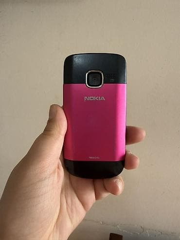 nokia e5: Nokia C3, rəng - Çəhrayı, Düyməli — 2