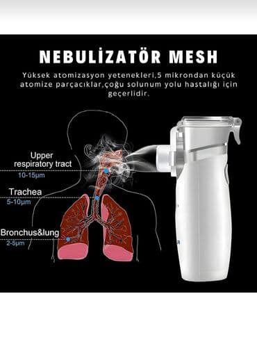 Tibbi avadanlıq: Wohler Mesh Nebulizator – portativ, səssiz və rahat istifadəli — 8