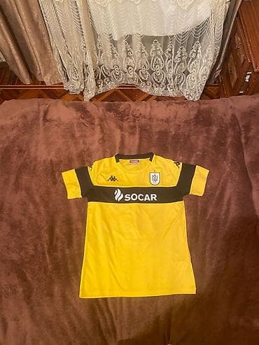Futbolkalar: Kappa istehsalı futbol köynəyi – Neftçi PFK üçün sarı-qara dizayn — 1