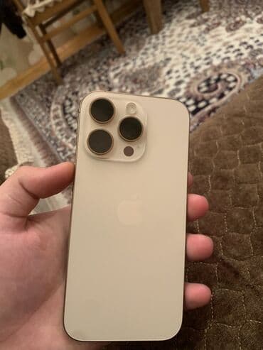 IPhone 16 Pro, 256 GB, Desert Titanium, Simsiz şarj, Face ID