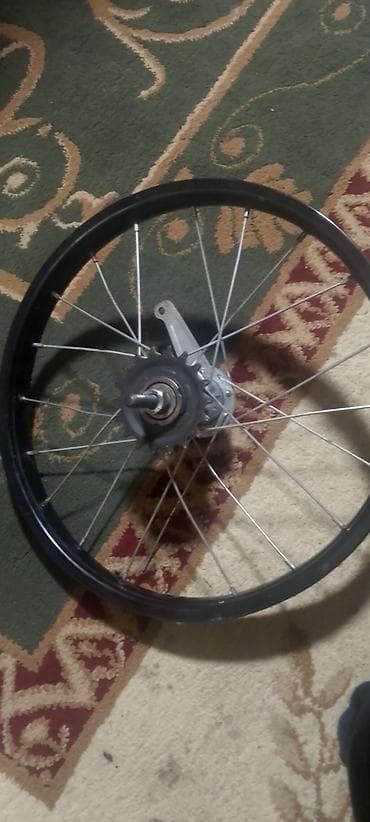peredok velosiped satisi: Velosiped üçün arxa təkər komplekti - Ölçü: təxmini 20" (şin/rim — 1