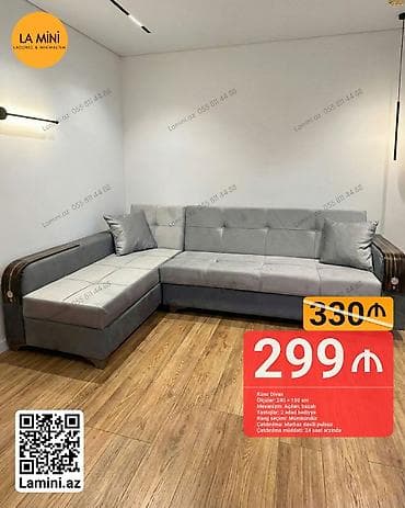 divan kreslo ustu: Künc divan, Açılan, Bazalı, Parça, Şəhərdaxili pulsuz çatdırılma — 1