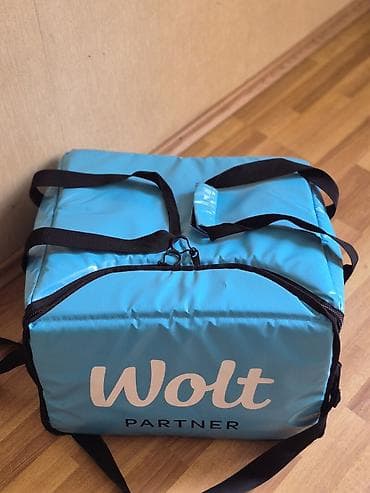 Wolt Partner termal çatdırılma çantası - Rəng: Wolt mavi - Material — 2
