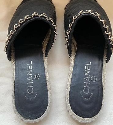 Tərliklər: Orginal Chanel 39 Chanel qadın slip-on espadril terlik - Rəng — 2