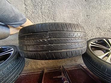 w210 disk: Mercedes-Benz 5 bolt - Disklər: parlaq qara rəng, gümüş rəngli 5 cüt — 5