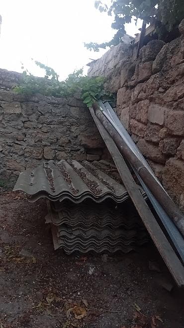 dam ortukleri olculeri: Şifer dam örtüyü lövhələri - Material: Dalğalı şifer lövhələri - — 2