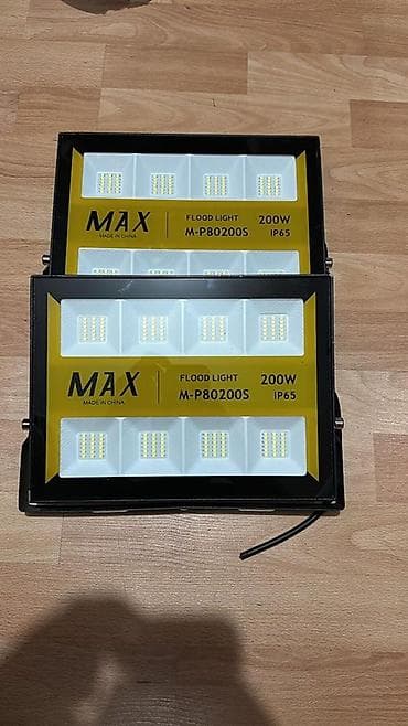 MAX LED Proyektor İşıq – Flood Light M-P80200S - Güc: 200W - Su və