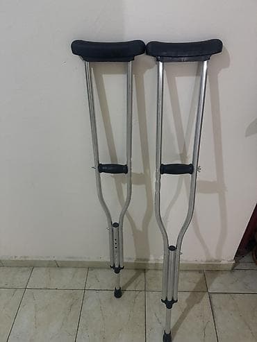 Ходунки, костыли, трости, роллаторы: Alüminium qoltuqağacı (1 cüt) 10gün işlenib evde ancaq,tezedir . - — 3