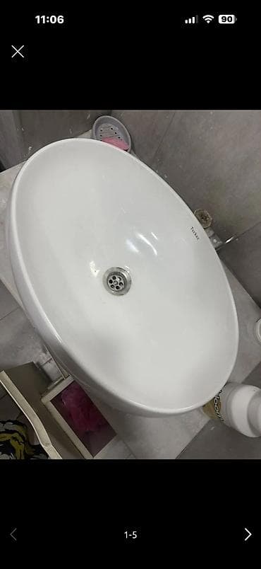 hamam tuşlari: Vanna otağı üçün lavabo və alt dolab dəsti TƏZƏ çanaq Tukuaz — 7