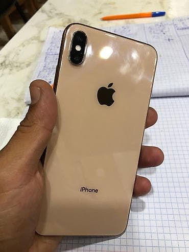 IPhone Xs Max, 256 GB, Rose Gold, Simsiz şarj