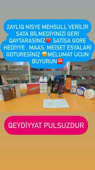 xurma tozu ve bal: Məhsullar 2 aylıq müddətə nəsyə verilir. Satıla bilməyən məhsulları — 1