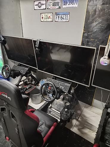 magar satılır: Salam. 6 ədəd Logitech G29 Yarış simulyatoru satılır. Heç bir problemi — 6