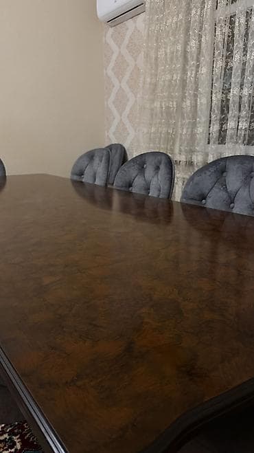 ofis stol: Qonaq masası, İşlənmiş, Açılmayan, Dördbucaq masa — 6