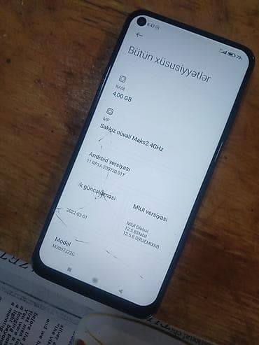 Redmi Note 9T, 128 GB, rəng - Boz, İki sim kartlı