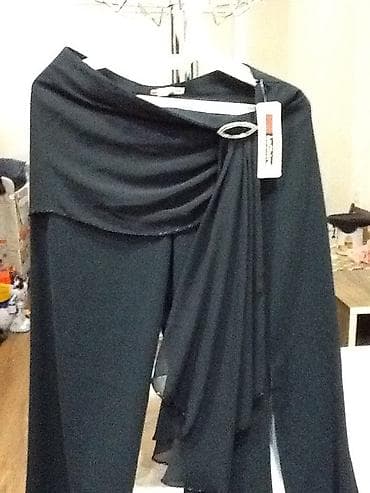 Черные вечерние женские брюки привозные с франции новые размер 42 на