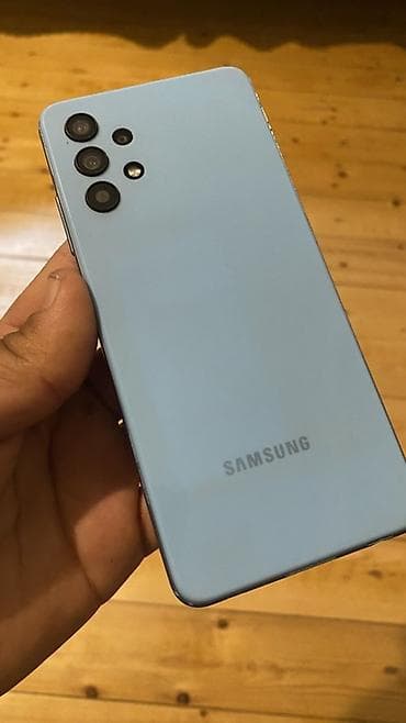 telefon ev: Samsung Galaxy A32, 64 GB, rəng - Göy, İki sim kartlı — 1