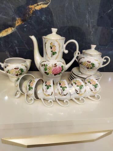 Qəhvə dəsti, 6 nəfərlik