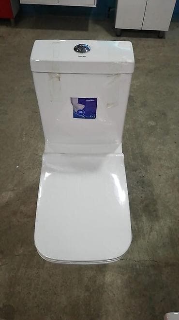 keramik: Unitaz. Unitazlar. Monoblok model. Soft qapaqdir. Antibakterial — 1