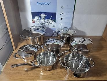 yemek desdi: Qazan, rəng - Gümüşü, Paslanmayan polad, Belçika — 1