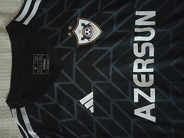 Futbolka, Adidas, M, rəng - Qara