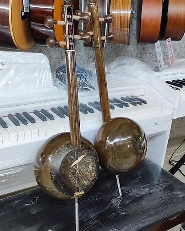 Kamança, qoz ağacı Rast musiqi alətləri mağazası. Əhmədli