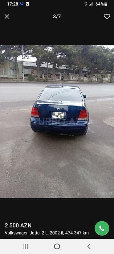 Volkswagen Jetta: 2 l | 2002 il Sedan