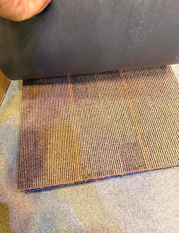 Потолок: Ofis/kommersiya məkanları üçün xalça plitələri - Növ: modullu xalça — 6