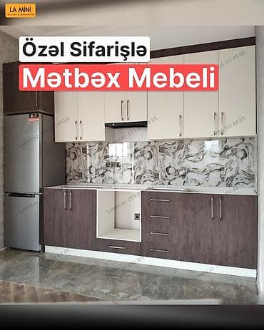 sutular: Sifarişlə mətbəx dəsti, MDF — 2