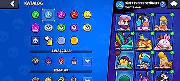 brawl stars 2: Brawl Stars oyun hesabı – yüksək inkişaf etmiş profil - Kupa: 85,212+ — 7