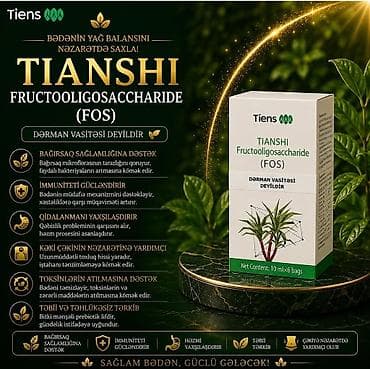 mazol dərmanı: TIENS Tianshi Fructooligosaccharide (FOS) – bağırsaq mikroflorasının — 1