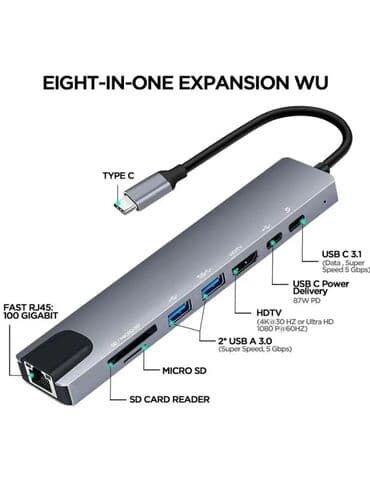 usb hub: USB Hub 8 in 1 — 2