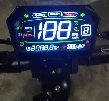 Güclü elektrik skuter - İki ədəd ön LED proyektor farası və halqa — 4