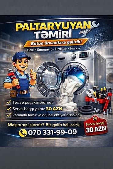 Paltaryuyan təmiri xidməti - Bütün ünvanlara gəlirik: Bakı, Sumqayıt