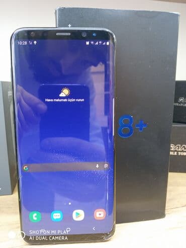 Samsung Galaxy S8 Plus, 128 GB, rəng - Qara, Barmaq izi, Face ID