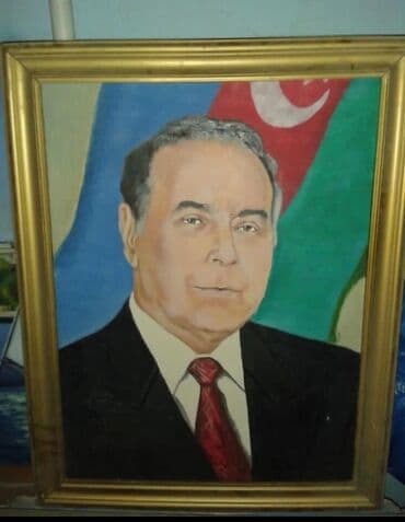 listur sekilleri: Kartina.el işifi.katan üzerinde. yaglı boyayla .cekilib.50 ilin — 2