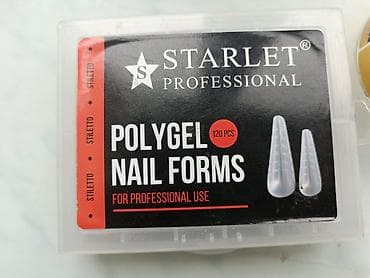Starlet Professional Polygel Nail Forms + kağız dırnaq formaları seti — 3