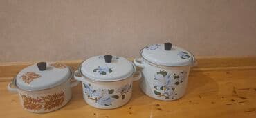 Аксессуары для кухни: Кастрюля, цвет - Белый — 3