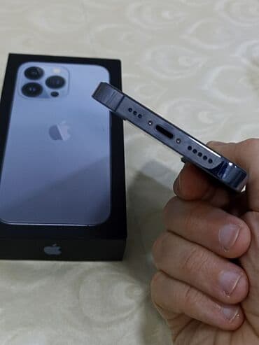 iphone 7 pilus: IPhone 13 Pro, 128 GB, Sierra Blue, Sənədlərlə — 5