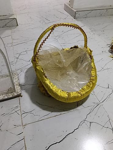 oglan ucun hediyeler: Hədiyyə səbəti, rəng - Qızılı — 3