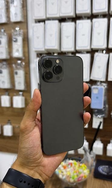 go pro kamera: IPhone 13 Pro Max, 128 GB, Graphite, Zəmanət, Simsiz şarj, Face ID — 1