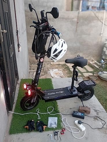 skute: Faster RS7 elektrikli skuter – güc, rahatlıq və texnologiyanın ideal — 5