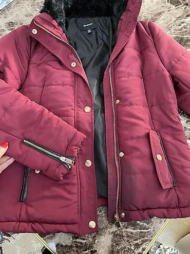 uşaqlar üçün rezin çəkmələr: Bordo kurtka Stradivarius markasi.164 manata almisam genclik — 2