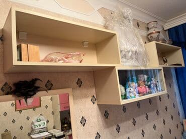 genc qiz otagi: Oğlan və qız üçün, İşlənmiş, Təknəfərlik çarpayı, Yazı masası, Dolab, Komod — 11