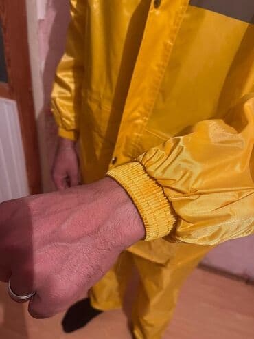 дождевой костюм детский: Мужской плащ, цвет - Желтый — 3