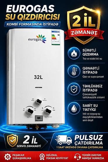 Pitiminutka Eurogaz, 32 l/dəq, Yeni, Kredit yoxdur, Pulsuz çatdırılma, Rayonlara çatdırılma — 1