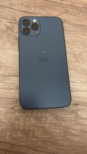 Компьютеры, ноутбуки и планшеты: IPhone 12 Pro, 128 ГБ, Blue Titanium, Беспроводная зарядка, Face ID, С документами — 1