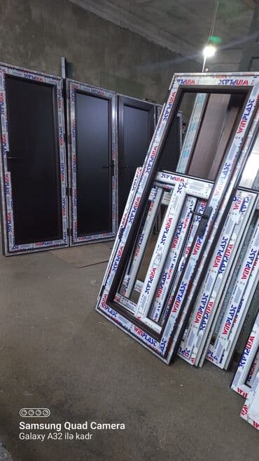 reşotka azərbaycanca: Plastik rəngli̇ qapılar 80x200 sm. İstenilen razmərdən düzeltmek — 12