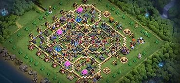 tualet dizayni: Clash of Clans hesabı – yüksək səviyyəli kənd və tam müdafiə/ordu — 1