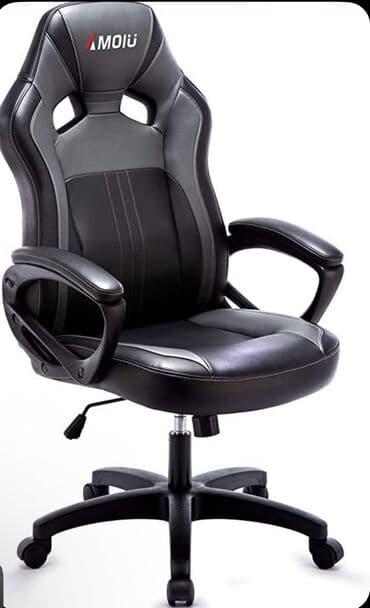 игровые кресла: Б/у, С колесиками, Рукояти не регулируются, Кожзаменитель — 1