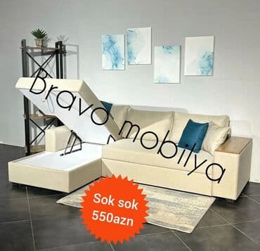 divan krovat: Künc divan, Yeni, Açılan, Bazalı, Parça, Ödənişli çatdırılma — 10